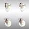 Service Caster 4 Inch 316SS Nylon Wheel Swivel Top Plate Caster Lock Brakes SCC, 2PK SCC-SS316TTL20S414-NYS-2-S-2 - alternate 1